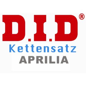 Alle DID Kettensätze für Aprilia Motorräder....