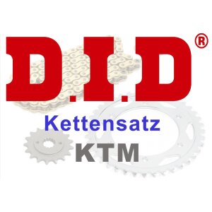 DID Kettensätze für KTM Motorräder. Alle DID...