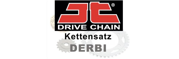 JT Kettensatz Derbi bis 125 ccm