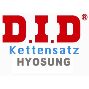 DID Kettensatz Hyosung bis 125 ccm