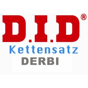 DID Kettensatz Derbi bis 125 ccm