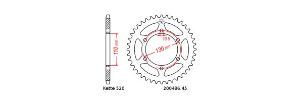 Kettenräder 520