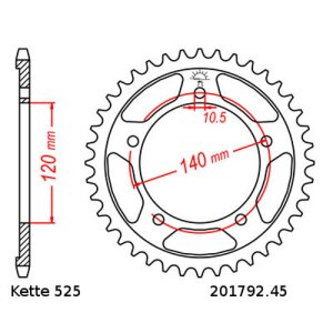 Kettenräder 525