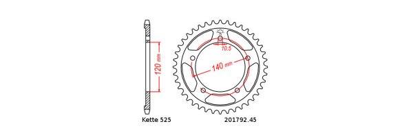 Kettenräder 525