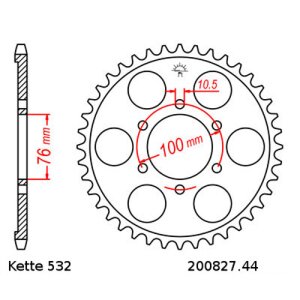 Kettenräder 532