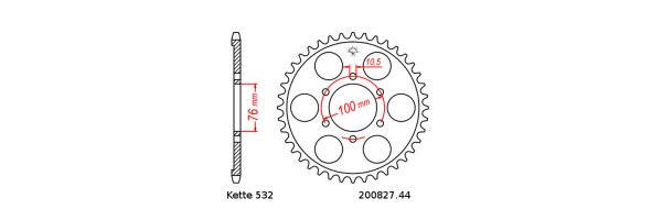 Kettenräder 532