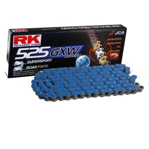 RK BB525GXW open XW-Ring in BLUE chain with...