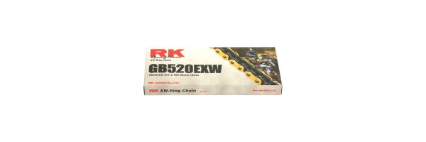 RK Motorradkette GB520EXW Gold