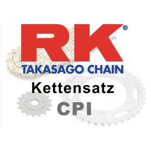 RK Kettensätze für CPI Motorräder. Alle RK...