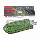 Chain and Sprocket Set compatible for  KTM SXC 625 03-07, Chain RK MM 520 GXW 118, GREEN, open, 16/40