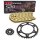 Chain and Sprocket Set KTM Adventure 640 98-07 chain RK GB 520 EXW 118 open GOLD 16/42