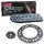 Chain and Sprocket Set compatible for KTM SMC 660 Supermoto 03-04, Chain RK 520 XSO 118, open, 16/38