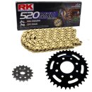 Chain and Sprocket Set KTM Duke 125 11-13  chain RK GB...