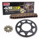 Chain and Sprocket Set KTM SX 85 03-12  chain RK GB 428...