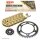 Kettensatz geeignet für KTM XC 200 06-10  Kette RK GB520 EXW 118  offen  GOLD  14/48