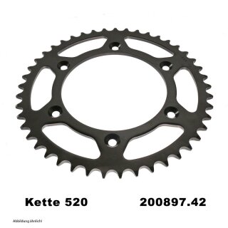 Kettensatz geeignet fr KTM SX 450 Racing 04-06  Kette RK MM 520 GXW 118  GRN  offen  14/52