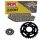 Chain and Sprocket Set compatible for Suzuki GNX 250 82-84  chain RK 520H 100  open  15/41