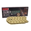 Kettensatz geeignet für Suzuki GSF 600 Bandit 00-04  Kette RK GB 530 XSO 112  offen  GOLD  15/47