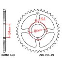 Chain and Sprocket Set compatible for Suzuki RV 125 Van Van 07-15  chain RK FB 428 HSB 134  open  BLUE  14