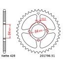 Chain and Sprocket Set compatible for Suzuki RV 125 Van Van 03-06  chain RK 428 HSB 134  open  15/51