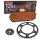 Chain and Sprocket Set compatible for  Suzuki RM 250 04-12  Chain RK DD 520 MXZ4 114  open  ORANGE 13/50