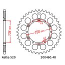 Kettensatz geeignet für Suzuki RM-Z 250 04-06  Kette RK 520 H 114  offen  13/48