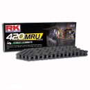 Motorcycle Chain U-Ring RK 420MRU with 136 Links and Clip...