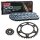 Chain and Sprocket Set compatible for Suzuki DR 350 SE E-Starter 1996  Chain RK 520 XSO 108  open/15/43