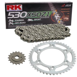 Chain and Sprocket Set compatible for Suzuki TL 1000 R 98-99  chain RK 530 XSOZ1 108  open  17/39