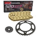 Chain and Sprocket Set Suzuki RMX 450 Z 10-19 chain RK GB 520 EXW 114 open GOLD 13/51