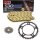 Kettensatz geeignet für Triumph Sprint RS 955 00-04  Kette RK GB 530 GXW 108  offen  GOLD  19/43
