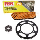 Chain and Sprocket Set Yamaha DT 125 91-06  chain RK PC...