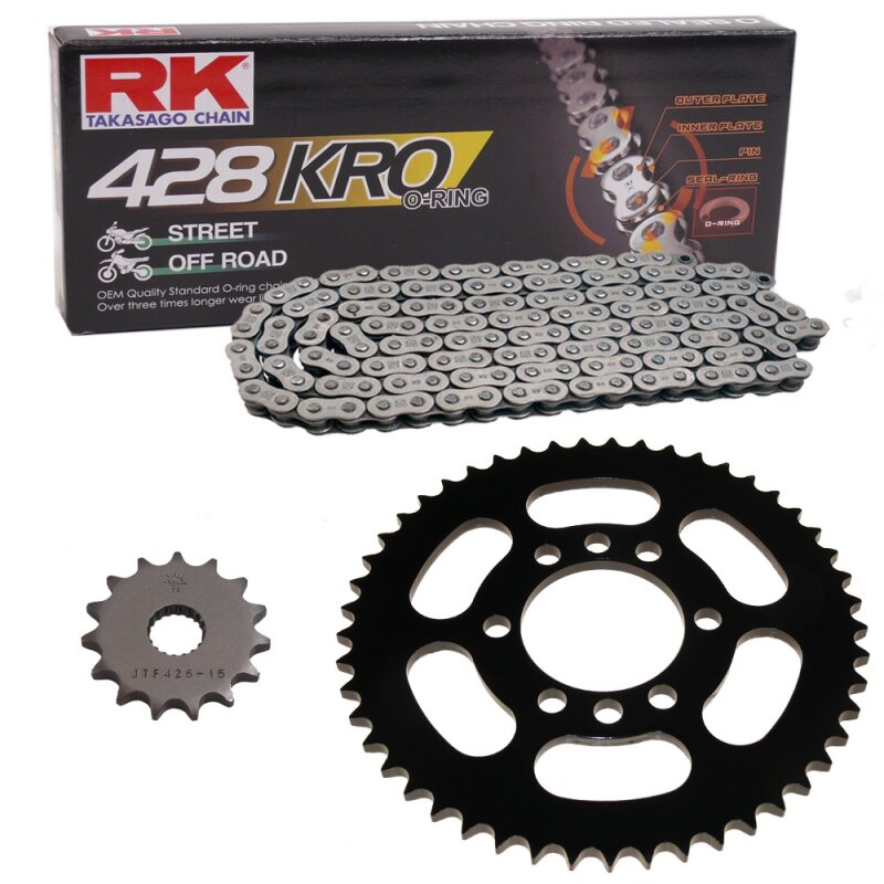 DID kettensatz extra renforcé yamaha DT 175 MX BJ 78-83