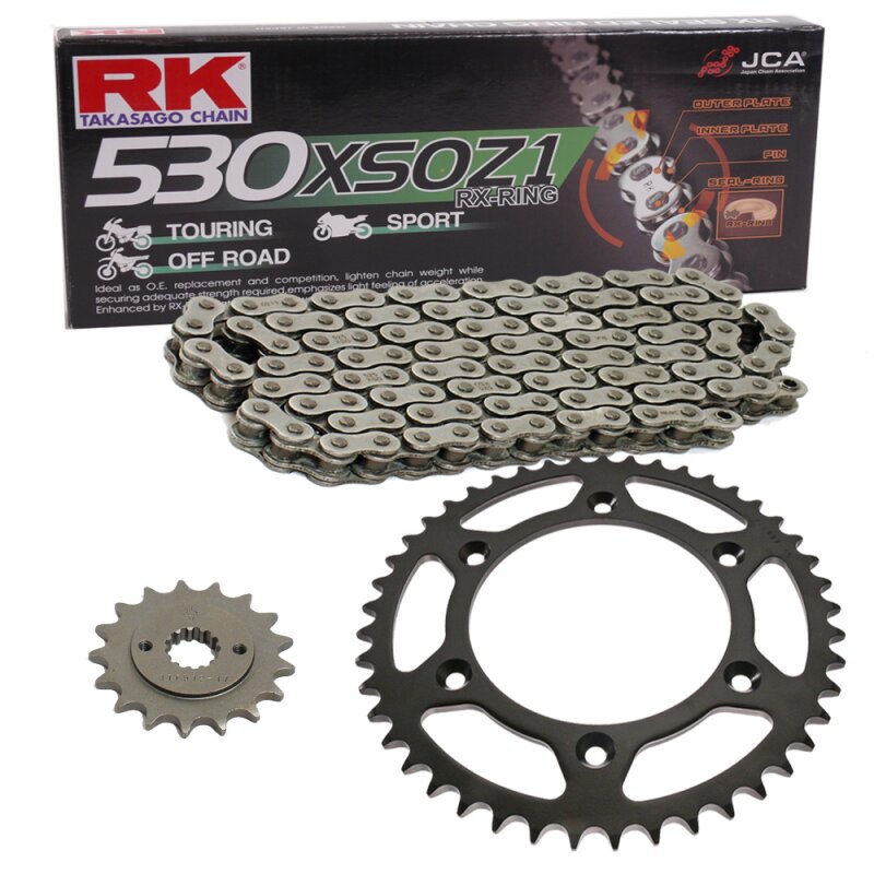 Chain And Sprocket Set Yamaha Fzr 600 Genesis 90 Chain Rk 530 Xso