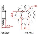 Kettensatz geeignet für Yamaha XT 600 K 91-95  Kette RK 520 XSO 102  offen  15/39