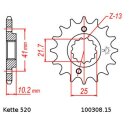 Kettensatz geeignet für Yamaha MT-03 660 06-15 Kette RK 520 XSO 112 offen 15/47