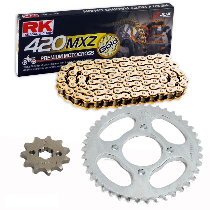 RK Racing Chain 428MXZ-86 86-Links MX Chain with Connecting Link 