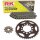 Chain and Sprocket Set compatible for Yamaha TY 125 1980  chain RK 428 HSB 120  open  13/52