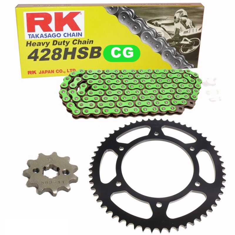 Kettensatz Geeignet Für Yamaha YZF R6 03-05 CONVERSION Kette RK GB 52