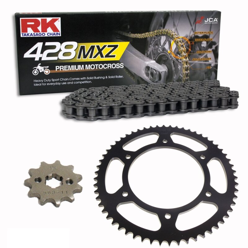 Yamaha WR125 R X 2009-2015 DID Gold Heavy Duty Chain and Sprocket Kit Set