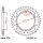 Chain and Sprocket Set compatible for Yamaha WR 125 R  X 09-17  chain RK 428 SO 134  open  14/53