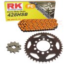 Chain and Sprocket Set Yamaha DT 175 74-77  chain RK PC...