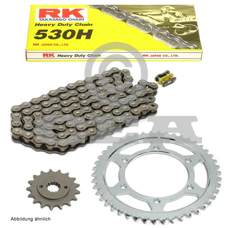 Yamaha RD350 LC 80-82 GOLD Extra Heavy Duty X-Ring Chain and Sprocket Set Kit