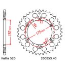 Chain and Sprocket Set compatible for Yamaha YFM 350 X 00-04  chain RK GB 520 EXW 98  open  GOLD  13/40