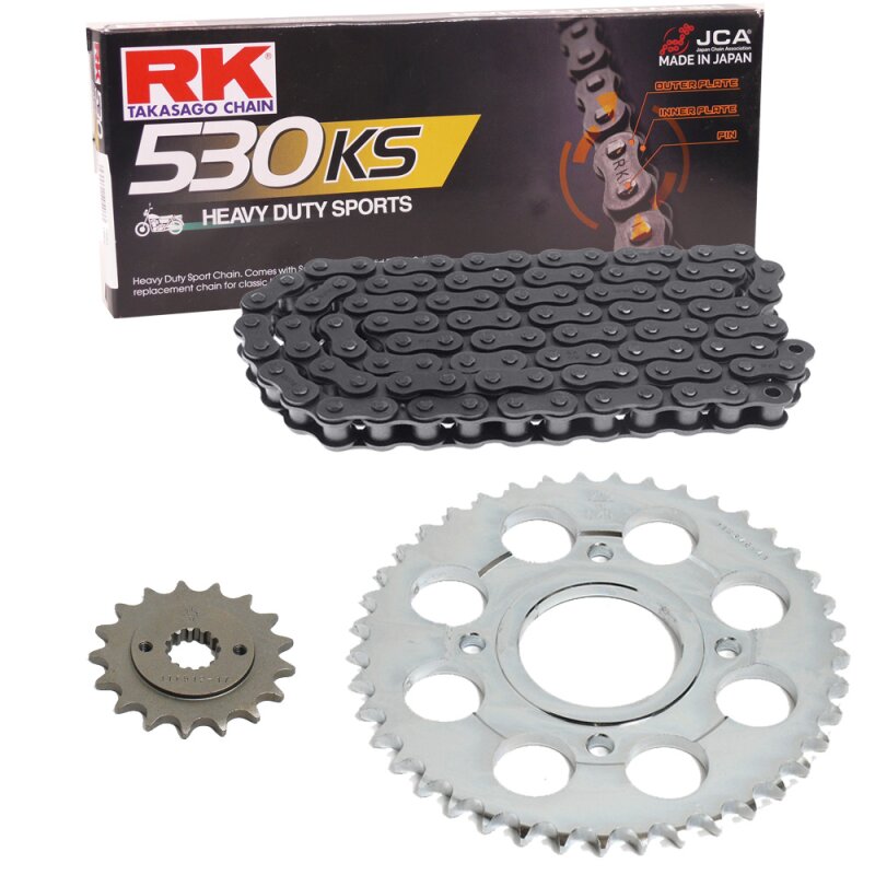 Yamaha DT80 LC1,LC2 Heavy Duty DID Motorcycle Chain and Sprocket Kit