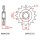 Chain and Sprocket Set compatible for  GasGas SM 515 08-09  Chain RK MM 520 GXW 108  GREEN  open  13/42