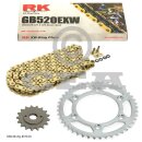 Chain and Sprocket Set  Husaberg FE 400  96-99  Chain RK...
