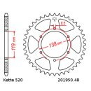 Chain and Sprocket Set compatible for  Husaberg FE 400  96-99, Chain RK 520 EXW 120, open, GOLD, 14/48