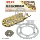 Chain and Sprocket Set Husaberg FE 400 96-99  chain RK...