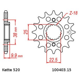 Kettensatz geeignet fr Husqvarna TC 449 11-12  Kette RK 520 XSO 110  offen  15/53